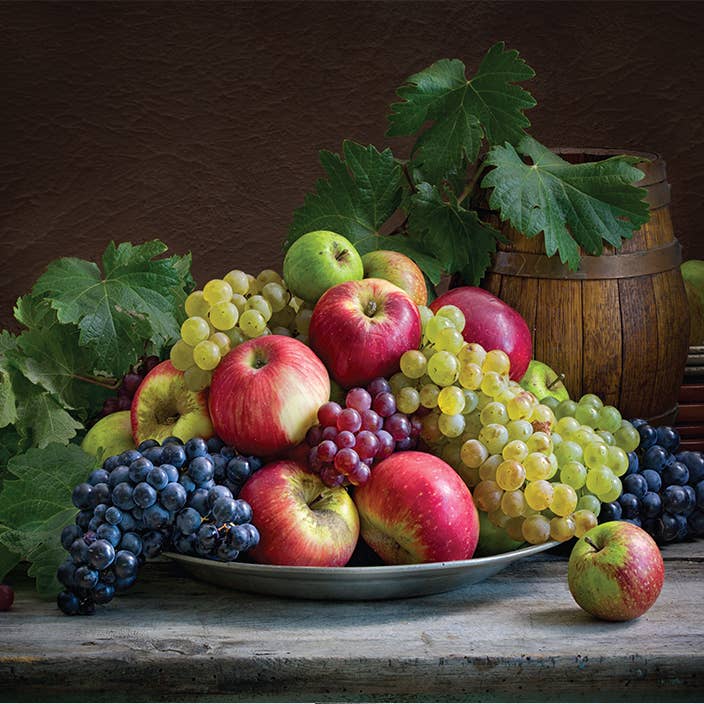 A Basket of Fruit, 1000 Piece Puzzle. A Prestige Puzzle for wholesale by Prestige Puzzles