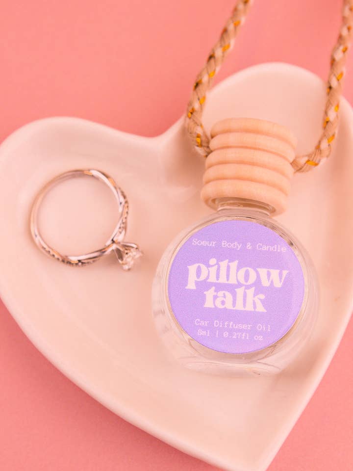Pillow Talk Car Diffuser for wholesale by Soeur Body and Candle