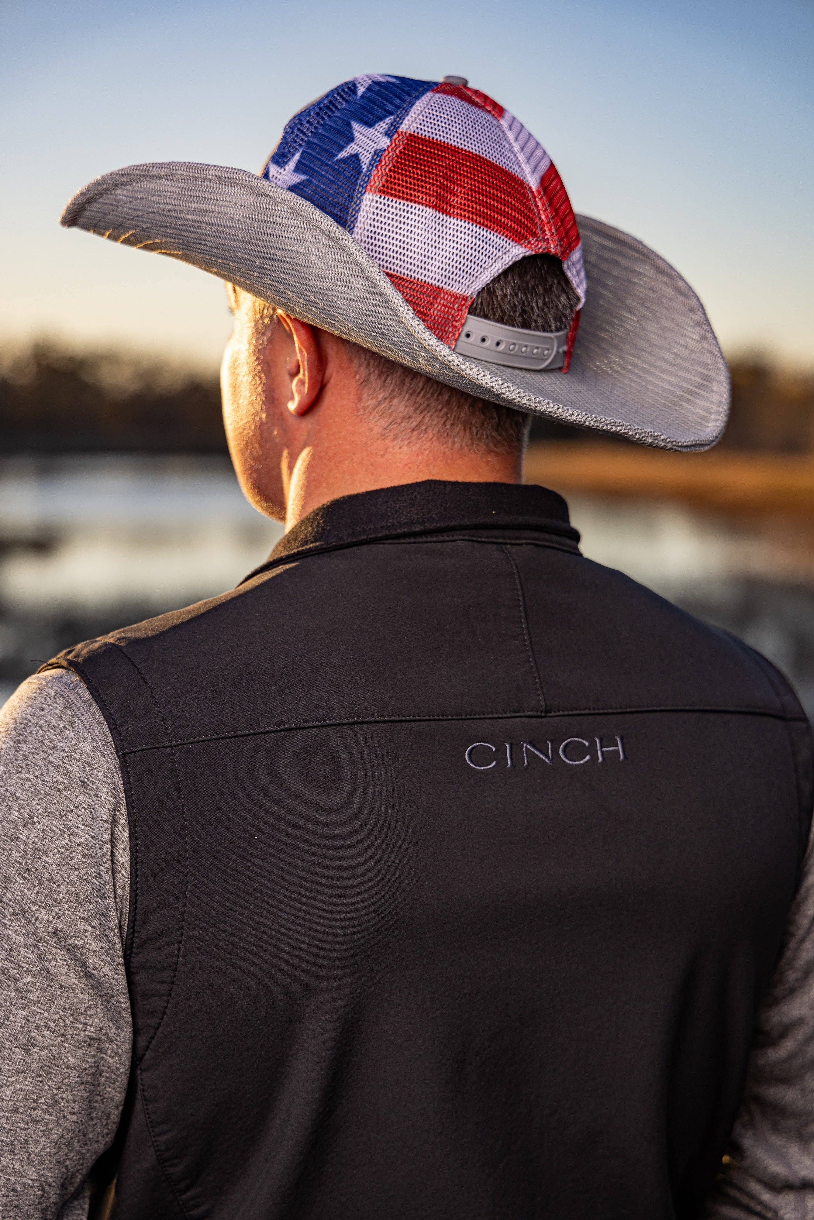 Cowboy Snapback - Wholesale Cowboy Hat - Unisex - GRAY USA MESH COWBOY SNAPBACK: 5 PANEL - BLANK1