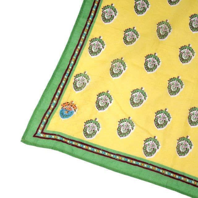 Yellow Soft Blossom Cotton Bandana - Sunmelon for wholesale on Faire5