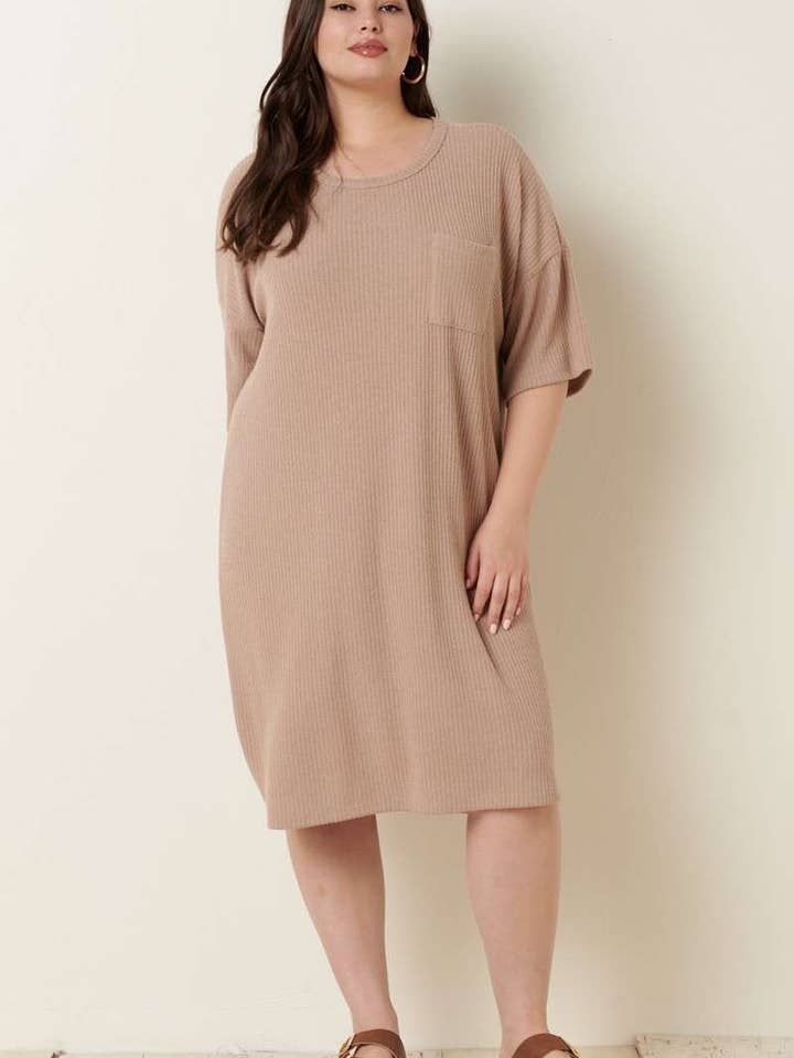 TEE-SHIRT EN MAILLE CÔTELÉE À BOUCLES pour la vente par mittoshop