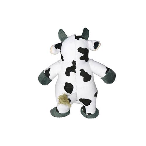 Tuffy Dog Toys - VIP Products - Wholesale Pet Squeaky Toy - Dog - Mighty Jr Angry Animals Mad Cow, Plush, Squeaky Dog Toy