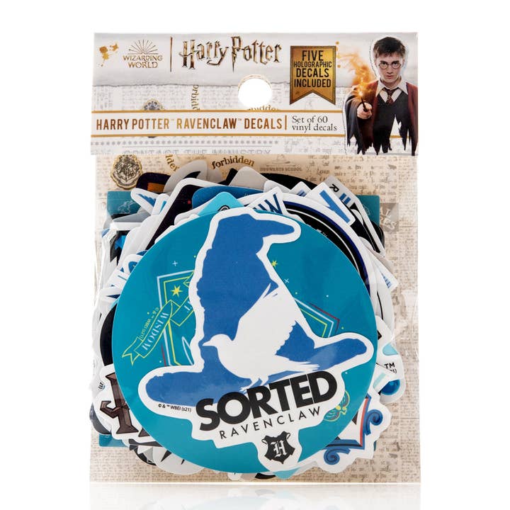 Conquest Journals - Wholesale Sticker - Harry Potter Ravenclaw Decals (60-Pack)