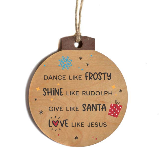 Home Accents By Driftless - Wholesale Ornament - Dance Like Frosty Christmas Décor Ornaments