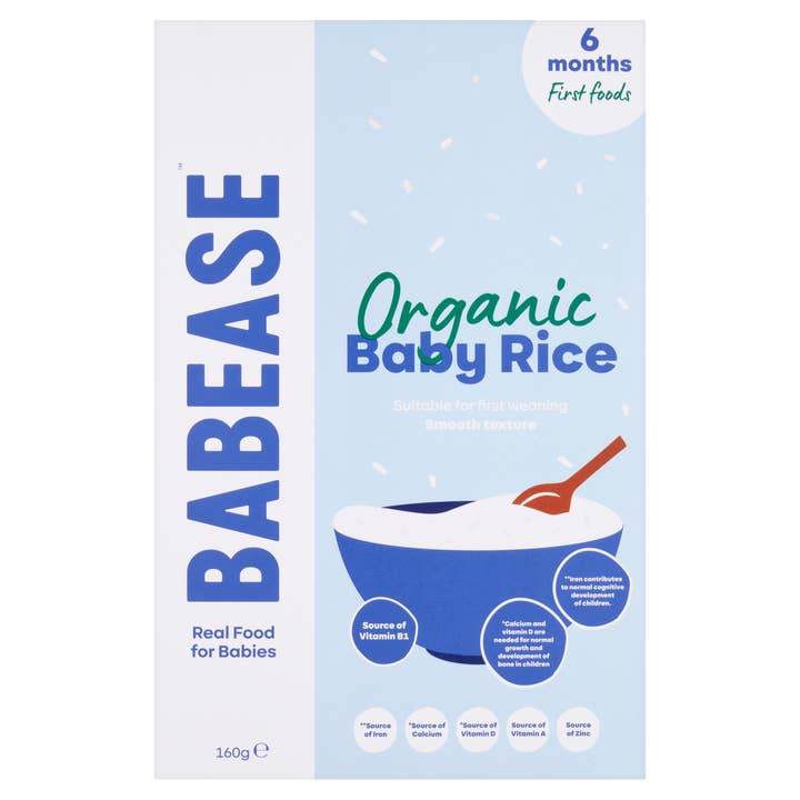Organic Baby Rice (160g) for wholesale by Babease