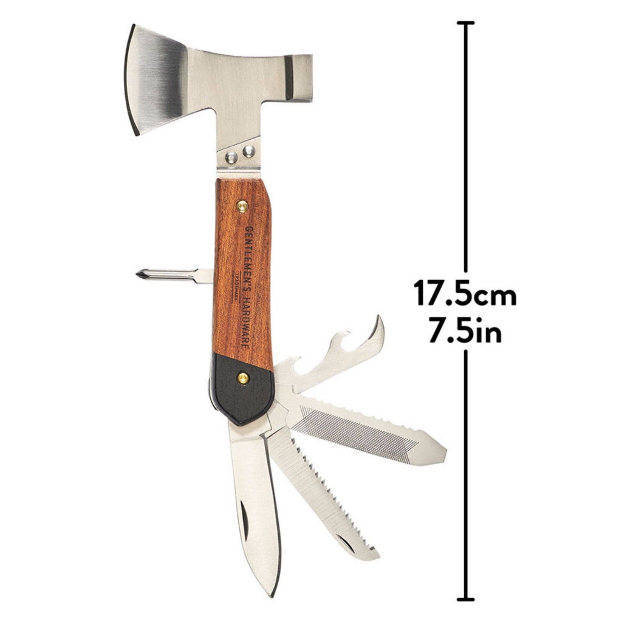 Designworks Collective – wholesale Handy tool – Gentlemen's Hardware Axe Multi-Tool2