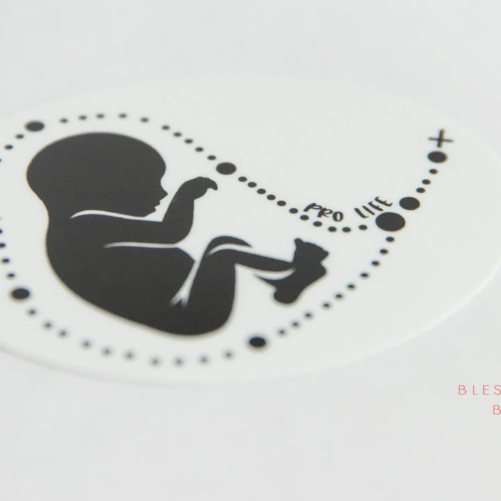 Blessed Be God Boutique - Wholesale Sticker - Pro-Life Sticker, Catholic Vinyl Sticker, Laptop Sticker2