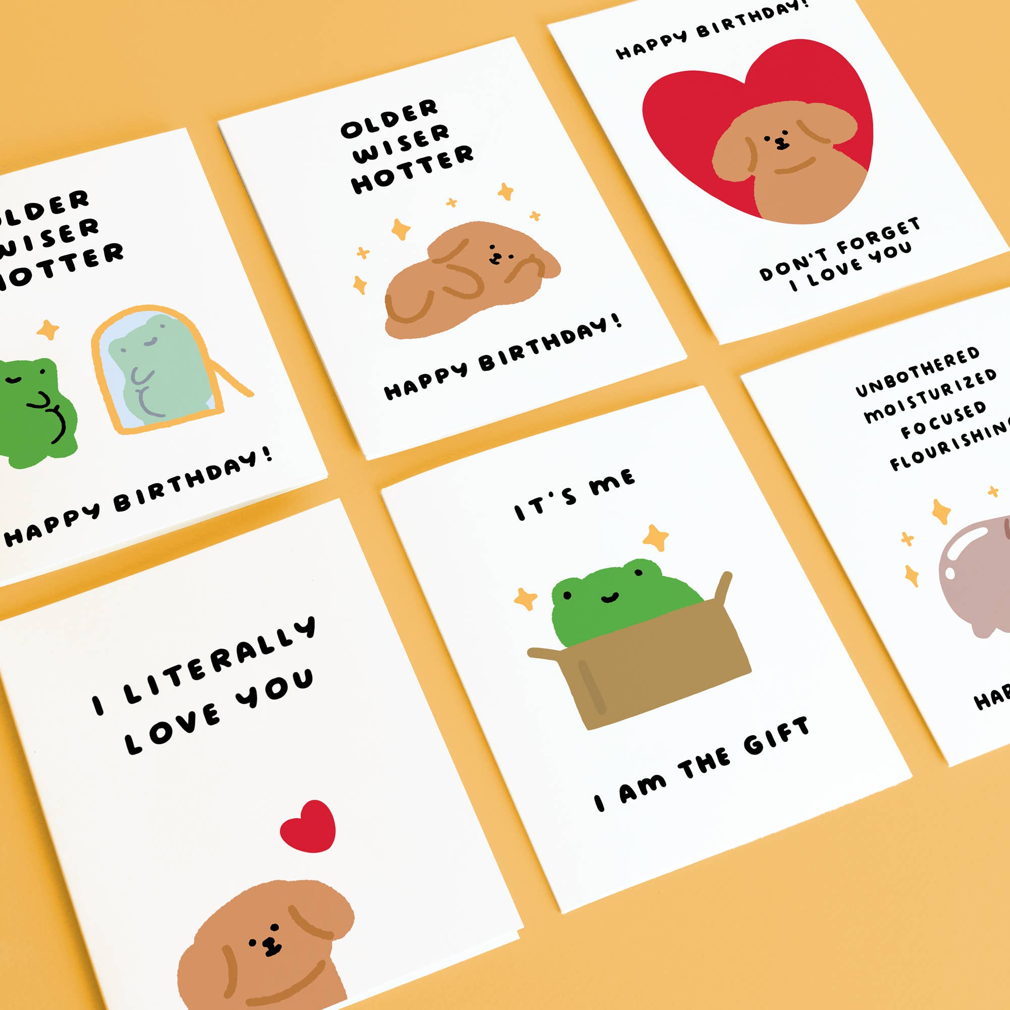 iej studio - Vente Cartes d'anniversaire - Carte d'anniversaire Moo Deng Hippo - Self Care Love 1