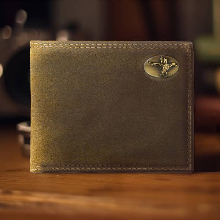 Zep-Pro - Wholesale Wallet - Men's - Mallard Vintage Tan Leather Bifold Wallet3