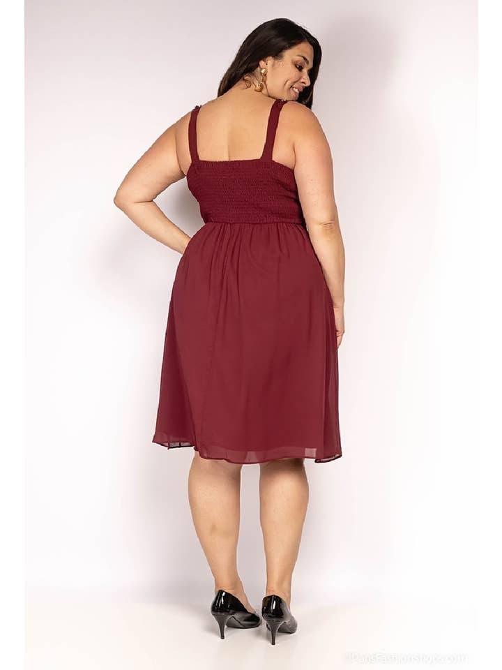 Eva & Lola - Epsilonn - Wholesale Dress - Women's - HM2103-1 - Elegant plus-size dress6