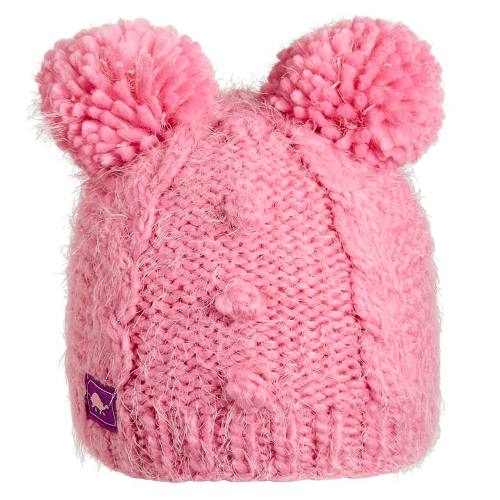 Turtle Fur Kids Fluff Balls Beanie for wholesale by Turtle Fur