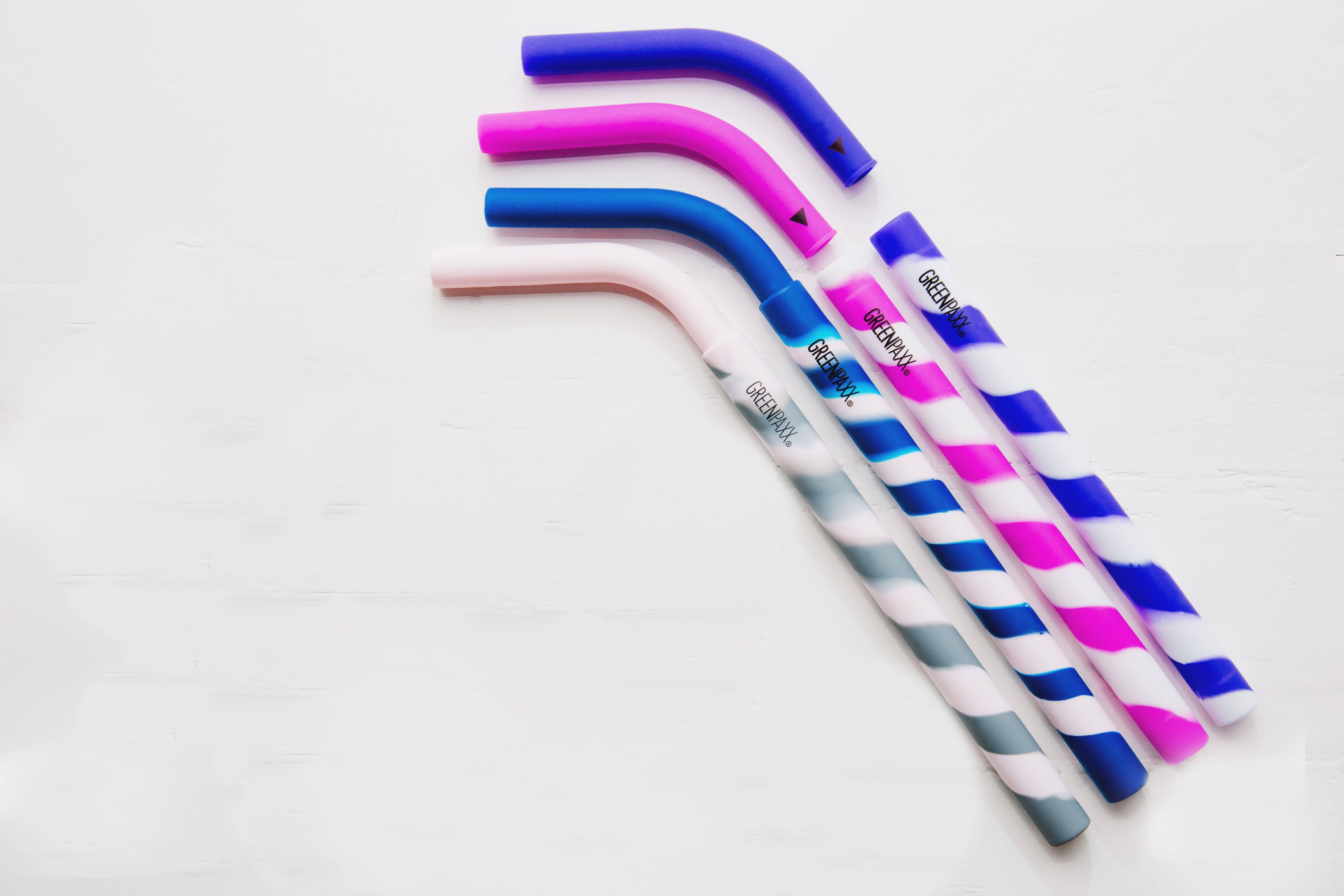 GreenPaxx – Engroshandel Sugerør – To stykke patenteret silikone sugerør2