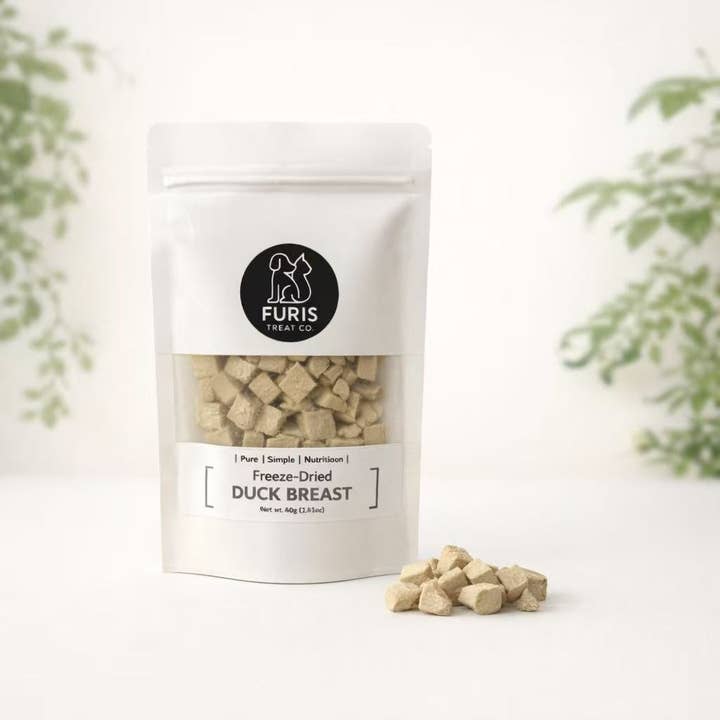 Poitrine de canard lyophilisée 40g pour la vente par Furis Treat Co.