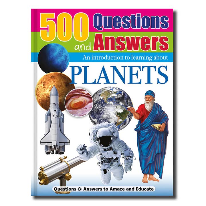 500 domande e risposte - Pianeti - Libro di riferimento per bambini per la vendita all'ingrosso da parte di Robert Frederick Ltd