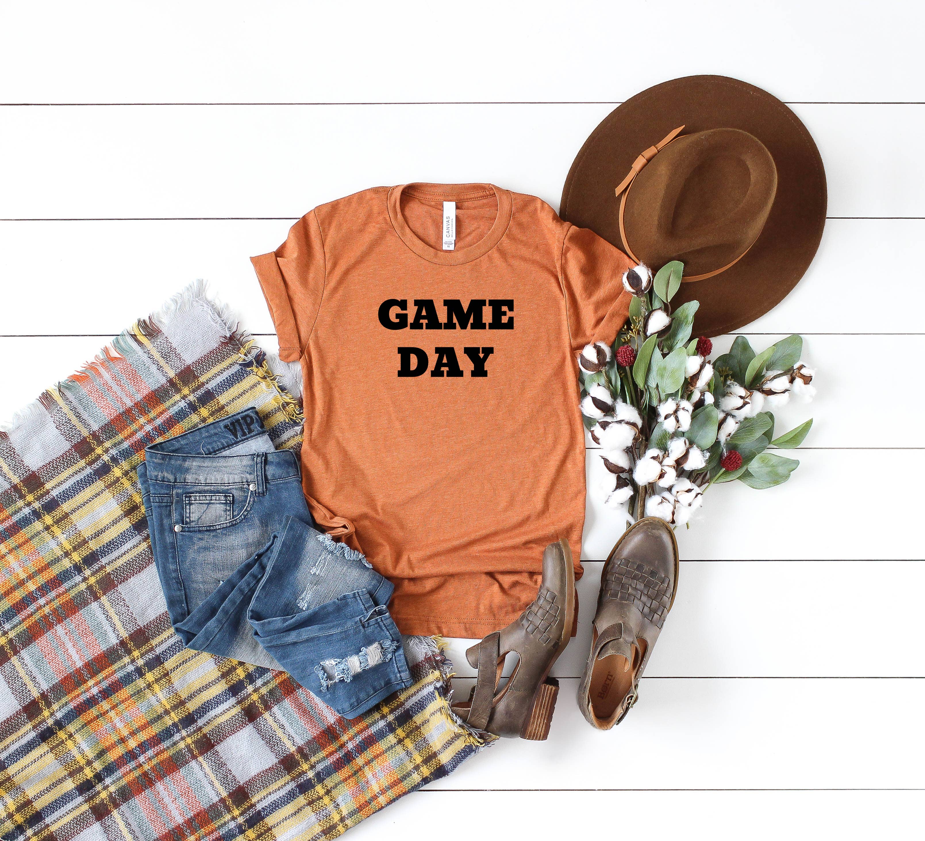 My Bella Vida Inc. - Wholesale T-Shirt (Graphic) - Unisex - Game Day Football Shirt, Funny Fall Shirt0