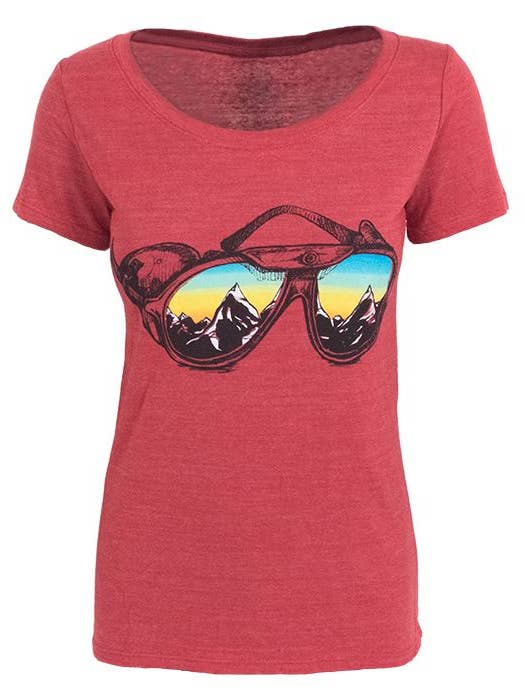 Women's Glacier Vision T-shirt for wholesale by Seek Dry Goods