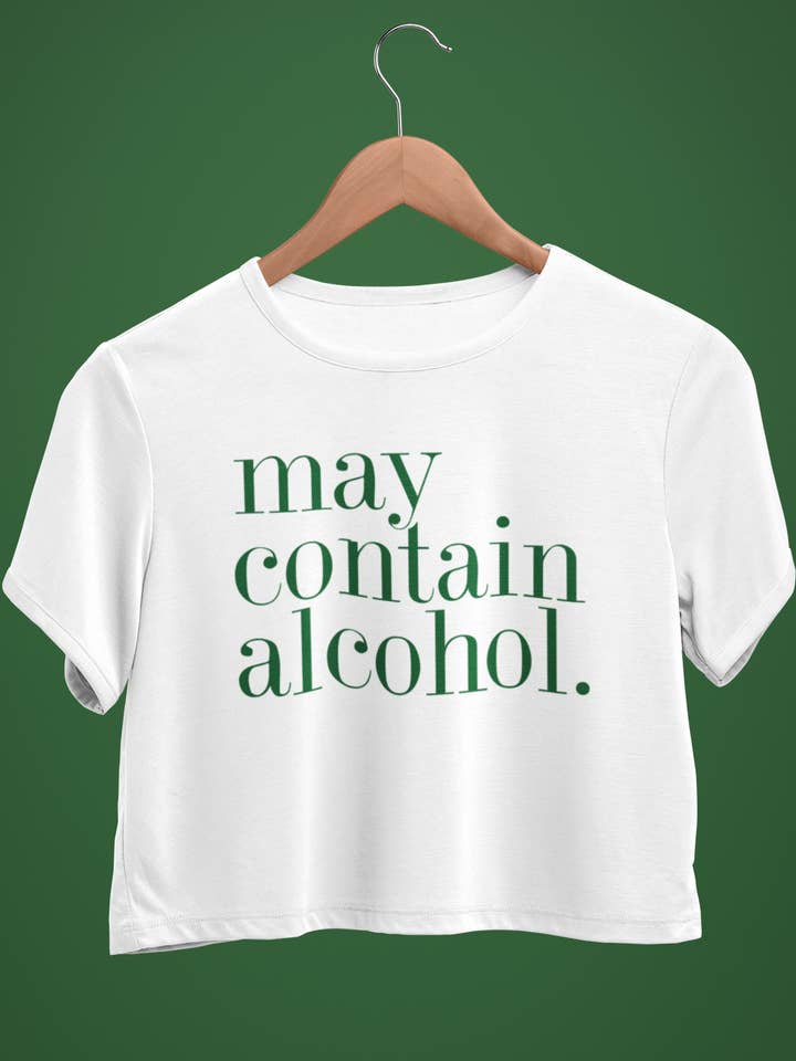 May Contain Alcohol - St. Patrick's Day Green for wholesale by NG Creative