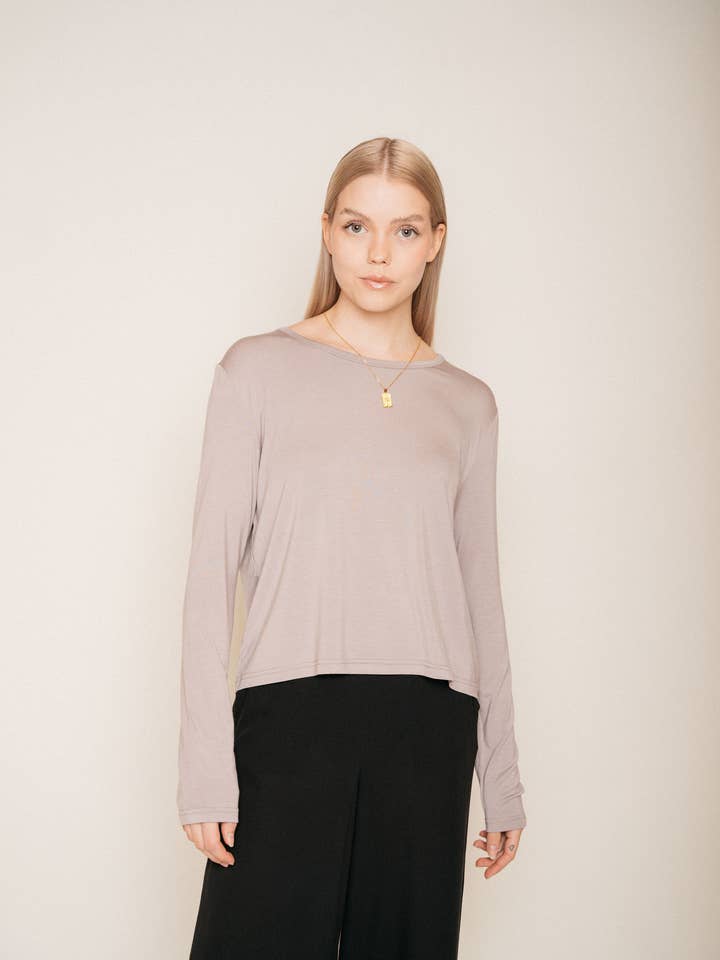 Fall 23 - Prolong Tee - Grey Wolf for wholesale by Jackson Rowe