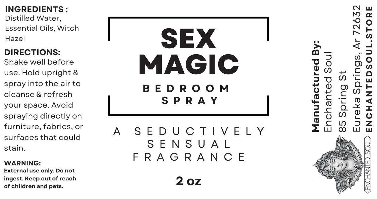 Enchanted Soul - Wholesale Room & Linen Spray - Sex Magic Room Spray1