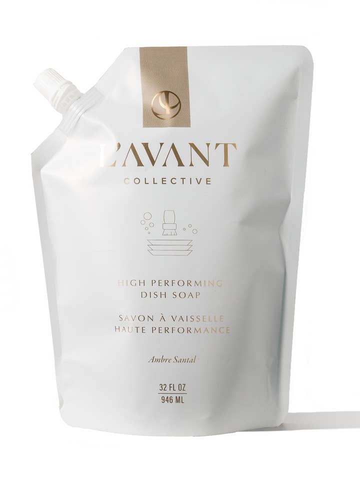 Ricarica di Sapone per Piatti ad Alte Prestazioni Ambra Sandalo per la vendita all'ingrosso da parte di L'AVANT Collective