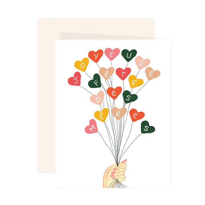 Paige & Willow - Wholesale Mother's Day Card - Joyeuse Fete des Meres Card0