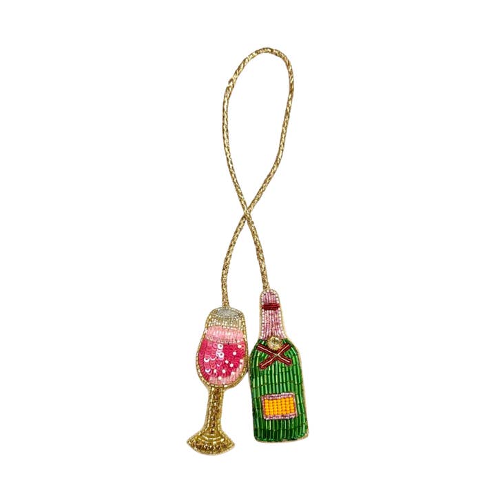 The Champagne Bag Charm for wholesale by Beth Ladd Collections