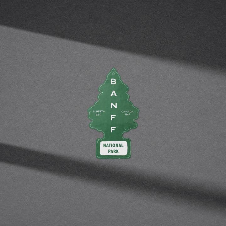 Wavy Baby Design - Wholesale Sticker - Banff Tree - GREEN1