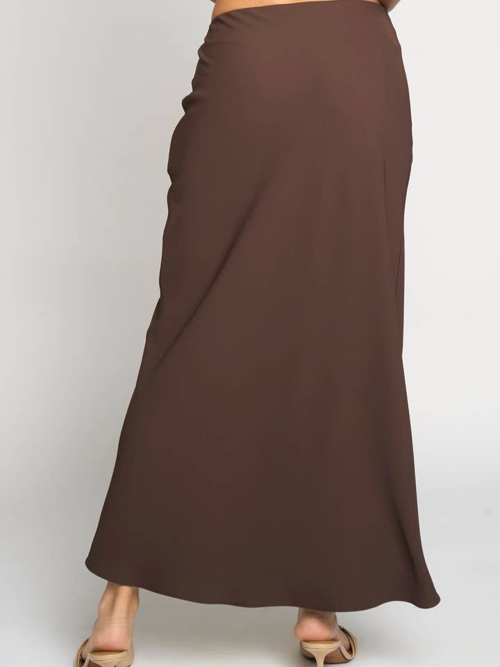 Sans Souci - Wholesale Skirt - Women's - POLY SPAN KNIT BIAS MAXI SKIRT11