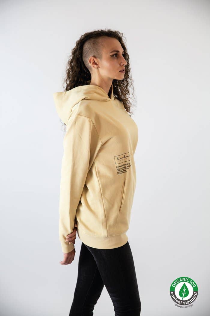 LEOPOLT x Kuckuck – Großhandel Hoodie – Unisex – Bio-Baumwolle Hoodie Unisex - Soy Bean Movement Print3