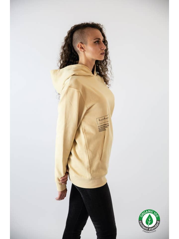 LEOPOLT x Kuckuck – Großhandel Hoodie – Unisex – Bio-Baumwolle Hoodie Unisex - Soy Bean Movement Print3