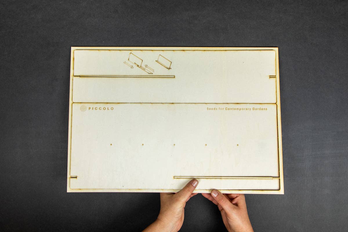 Piccolo Seeds - Wholesale Retailer Display - Home & Living - Wooden display2