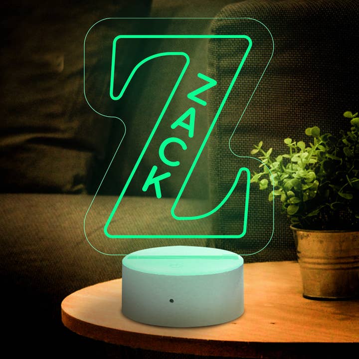Naomi's Happy Place Shop - Wholesale Night light - A-Z 26 Letters Led Lamp Custom Name Night Light25
