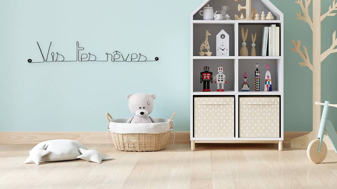 Bijoux de Mur - Wholesale Wall Accent - “Live your dreams” Wire Wall Decoration - to be pinned4