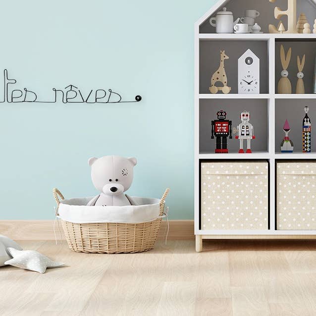 Bijoux de Mur - Wholesale Wall Accent - “Live your dreams” Wire Wall Decoration - to be pinned4