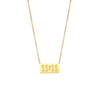 Gooddiy – wholesale Link & chain necklace – Box Numbers Stainless Steel Necklace wholesale0