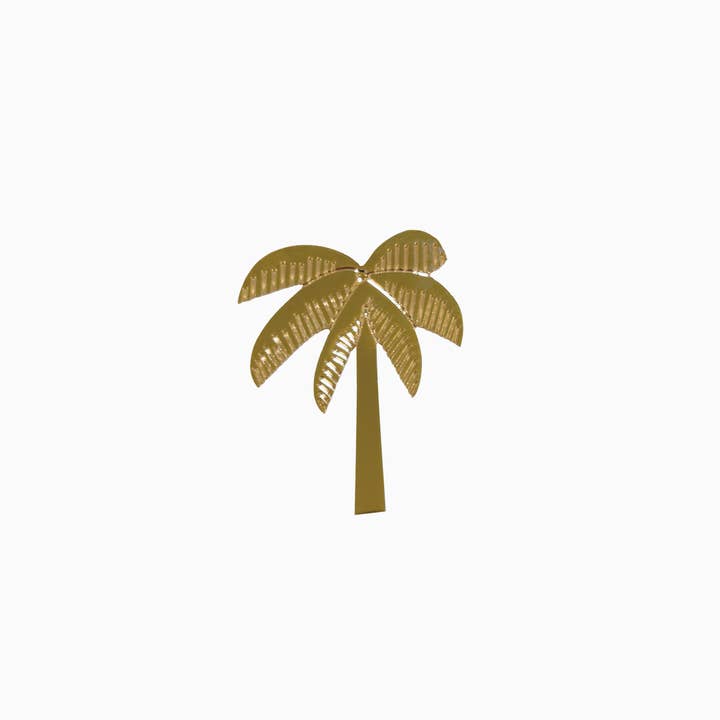Titlee - Wholesale Brooch - JULES palm tree lapel pin