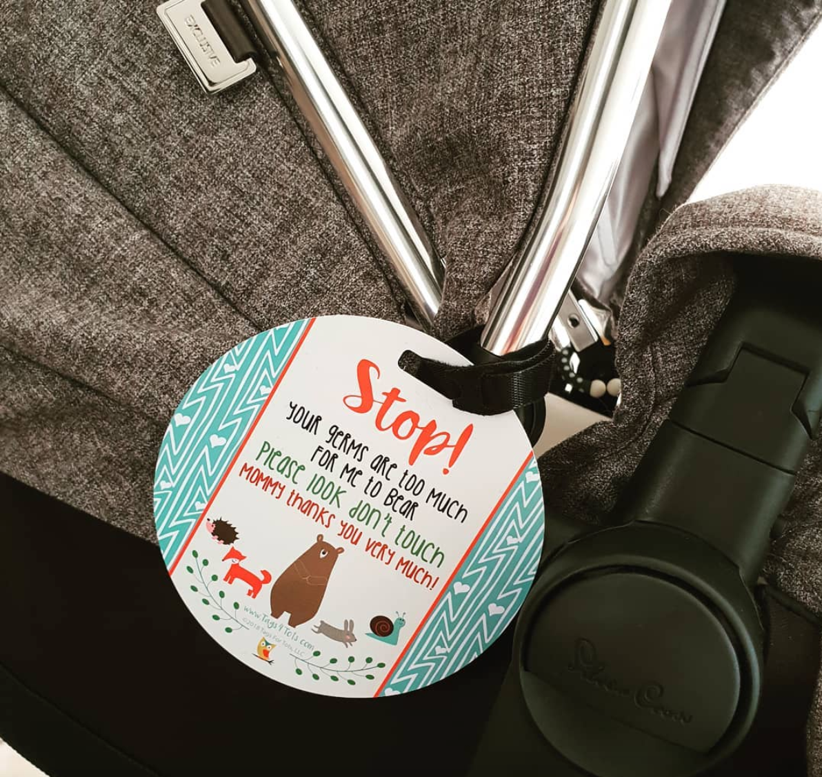 Three Little Tots – wholesale Car seat cover – Kids & baby – Woodlands No Touching Baby Car Seat and StrollerTag11