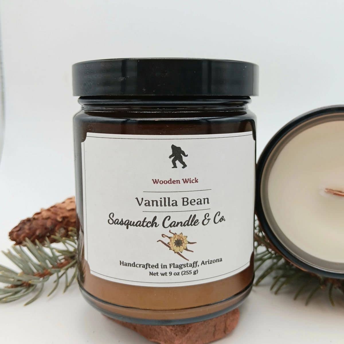 Sasquatch Candle Company - Wholesale Jar/Filled Candle - Vanilla Bean