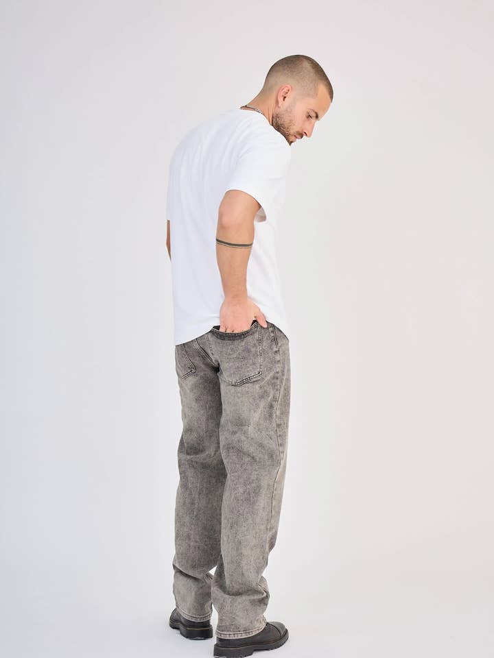 TOP MONDAY - Vente Jean – homme - Jean Gris Décoloré3