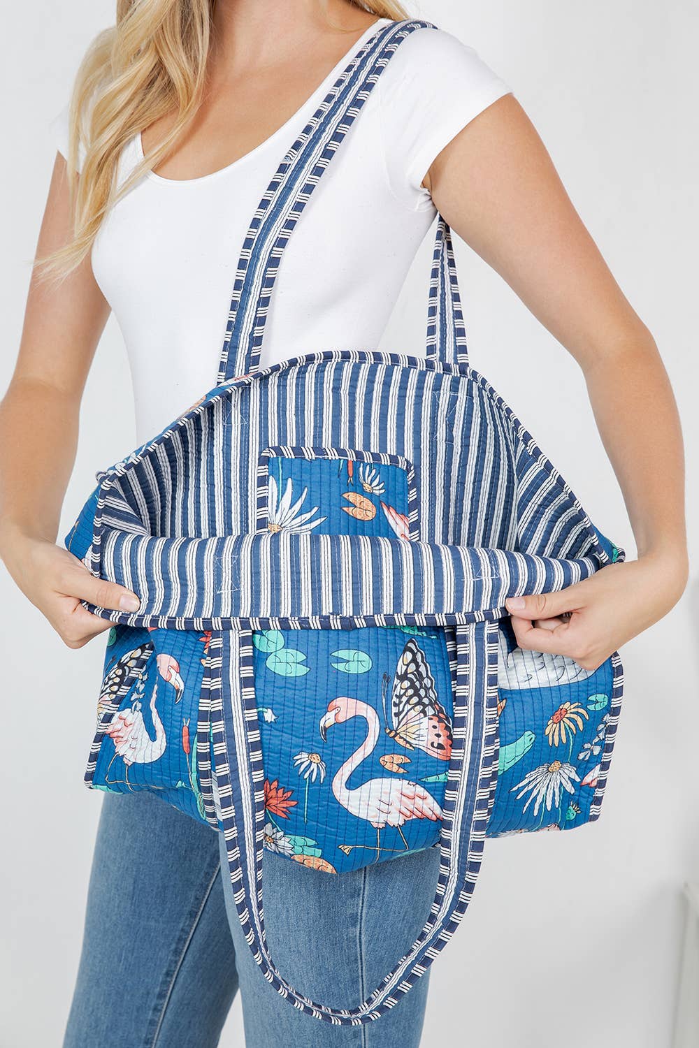 LA Soul - Wholesale Tote Bag - Women's - Quilted Tote Bag (BG-91)1