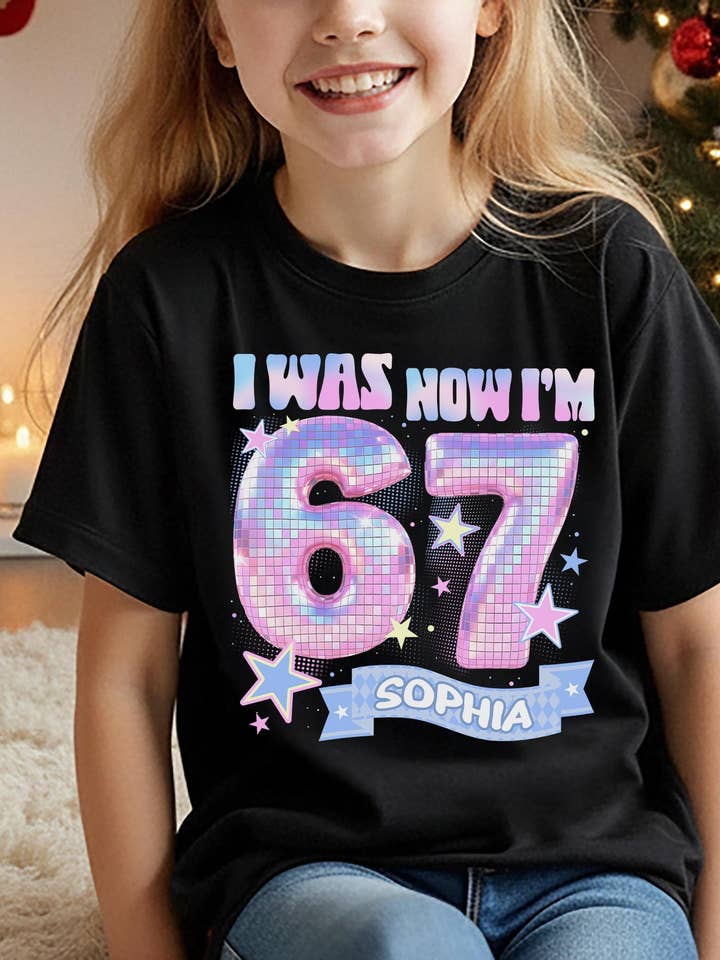 67 Meme Fødselsdag Ungdoms T-shirt, Jeg Var6 Nu Er Jeg7 Fødselsdagstrøje for engroshandel hos SONDO DESIGN LTD