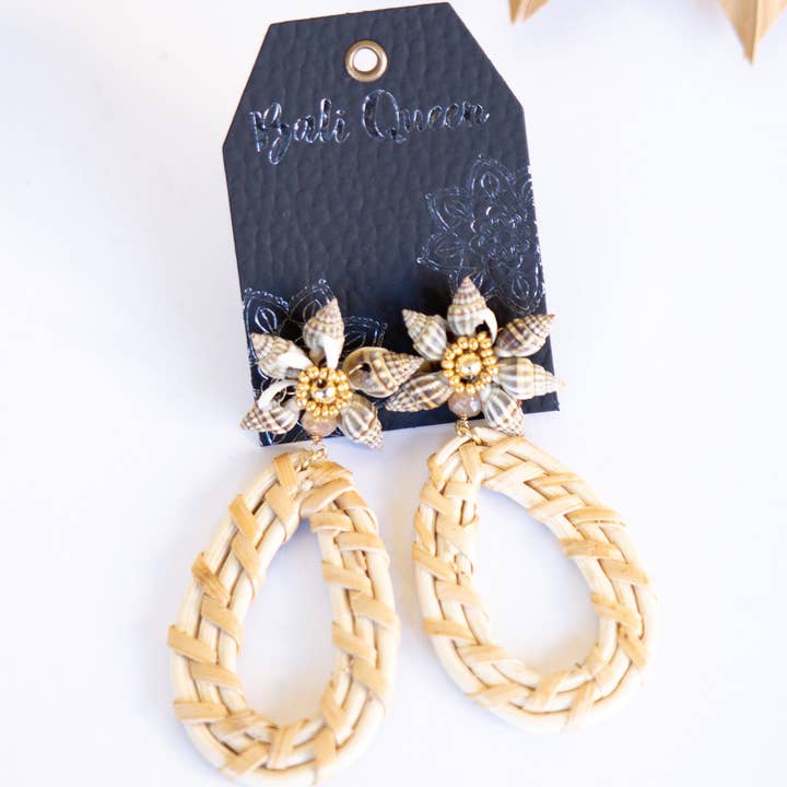 Bali Queen - Wholesale Dangle Earrings - Rattan Babylon Shell Earring2