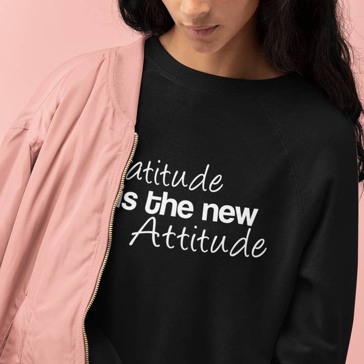 Tacksamhet är den nya attityden Unisex Crewneck för wholesale av inspire