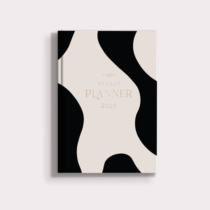 Hardback A6 Planner 2026 Bold Balance for wholesale by Love & Story Design