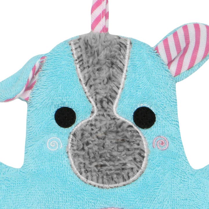 ZOOCCHINI - Wholesale Bath Toy - Baby - Baby Snow Terry Bath Mitt - Yorkie 0-18M