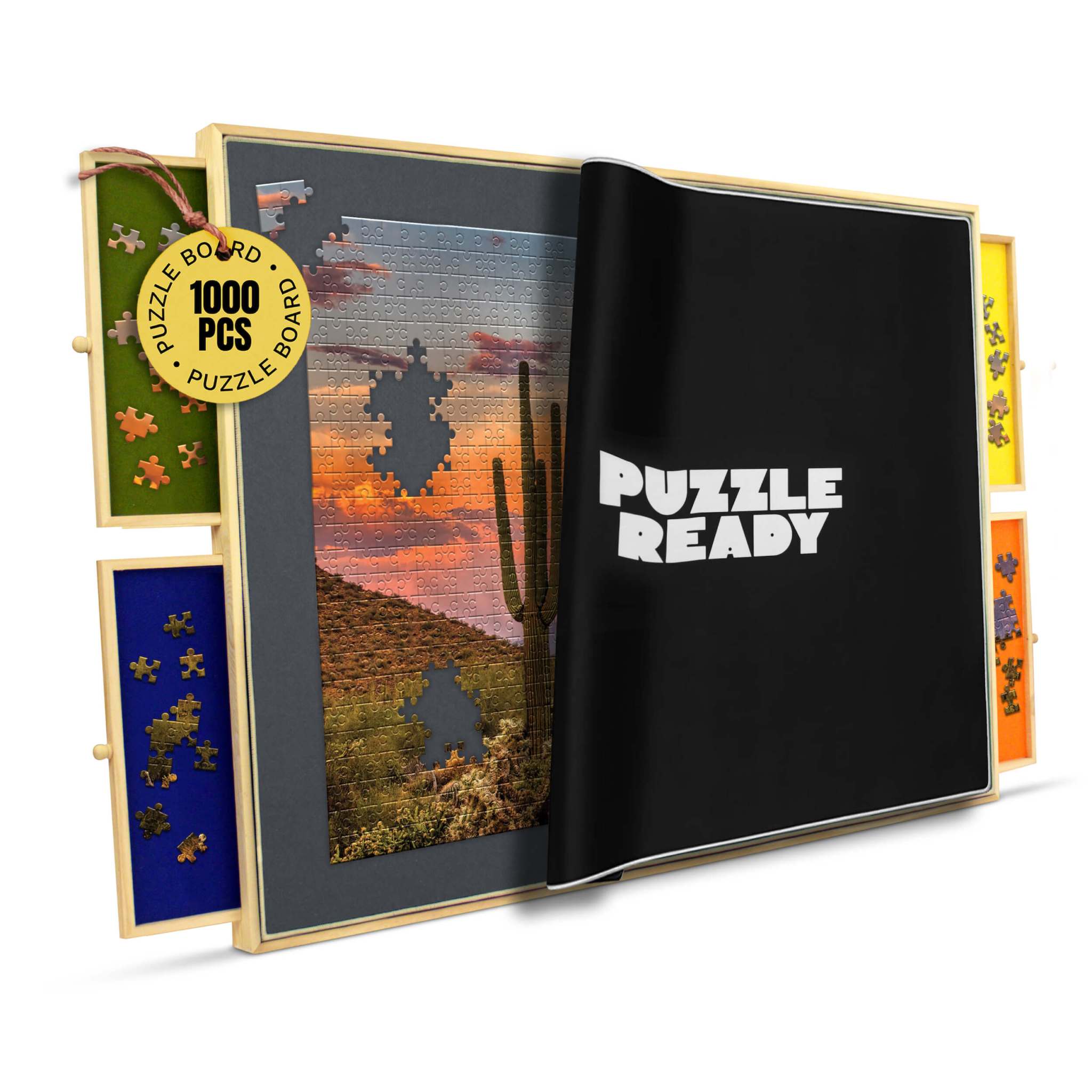 Puzzle Ready - Wholesale Puzzle - Adult - Puzzle Board – Portable Board for Puzzles, Lego Building & Gift Giving0