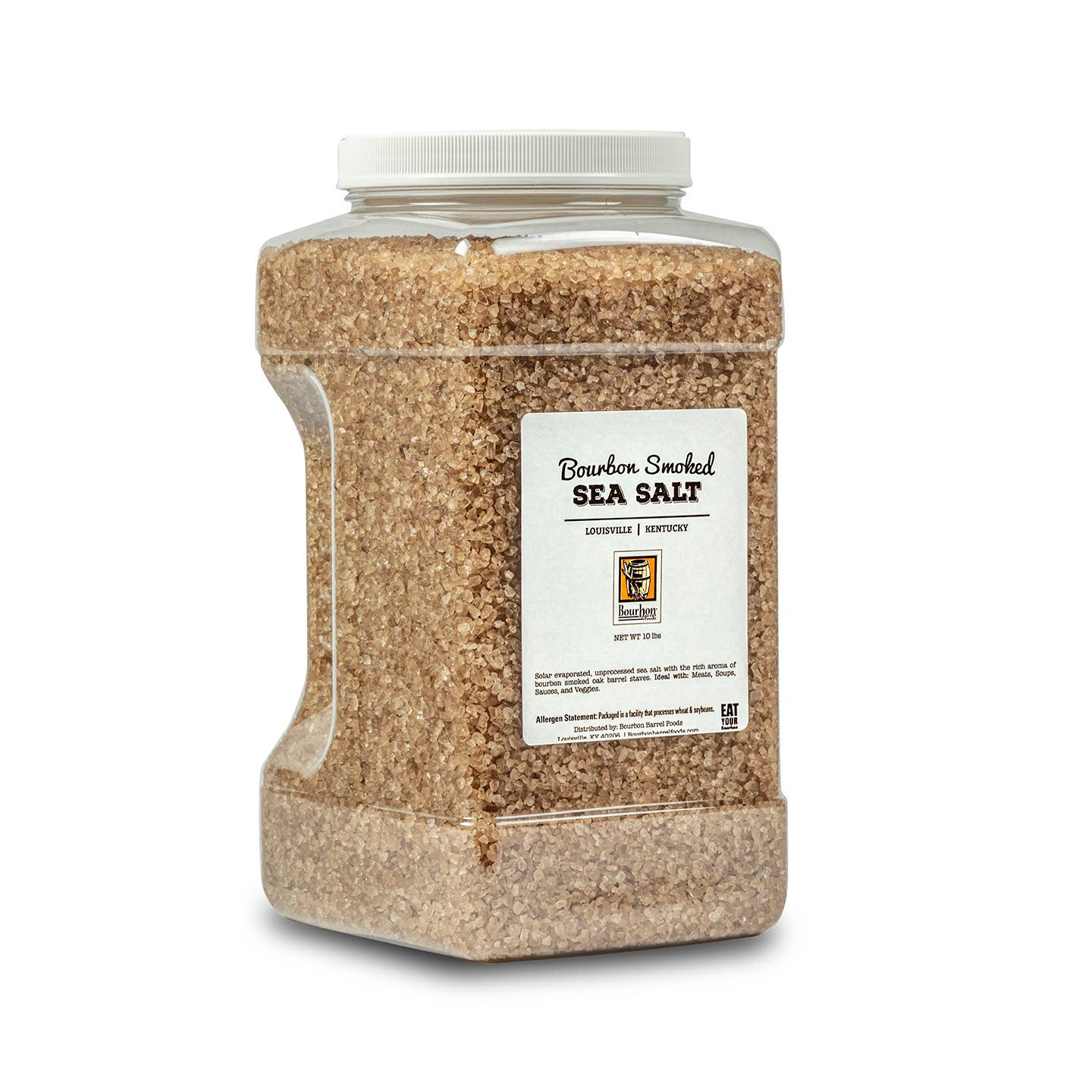 Bourbon Barrel Foods - Wholesale Dried Spice Mix - TUB - Bourbon Smoked Sea Salt 10 lbs. bulk1