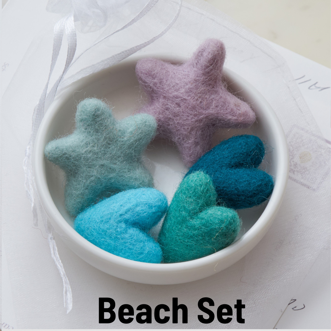 Your Heart's Content - Wholesale Decorative Tabletop Object - Wool Heart Sets, Valentines Day, Bowl Filler, Gifts for Her3