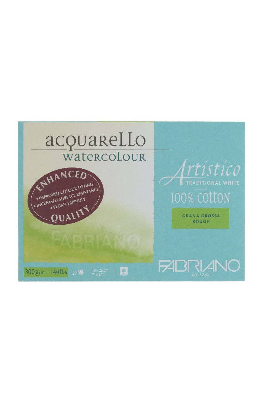 Chartpak, Inc. - Wholesale Sketchbook/Sketchpad - Fabriano Artistico Traditional White Watercolor Block46