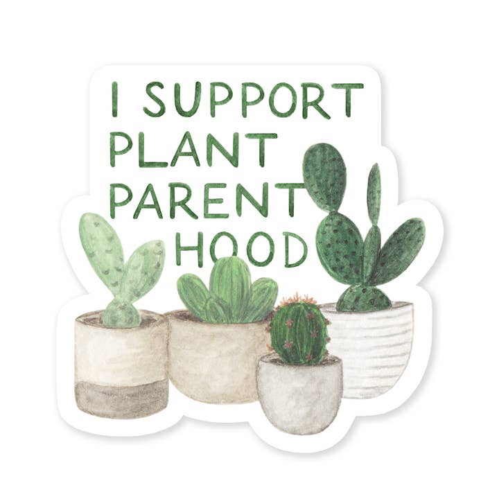 Amy Zhang - Wholesale Sticker - Planned Parenthood — Plant Pun Feminist Sticker1